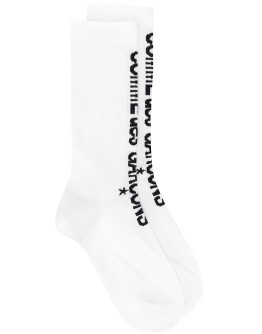 logo print socks