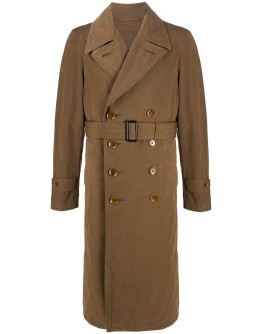 double-breasted trench coat
