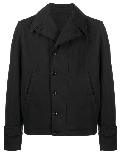 boxy-fit cotton jacket
