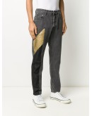 panelled jeans