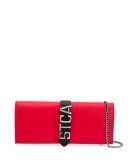 logo clutch bag