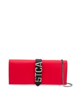 logo clutch bag