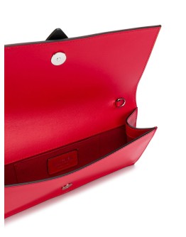 logo clutch bag