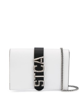 logo clutch bag