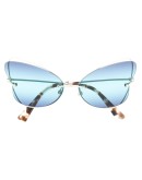 butterfly frame sunglasses