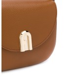Sleek leather shoulder bag