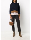 Sleek leather shoulder bag