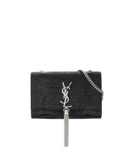 small Kate crocodile-effect glitter bag