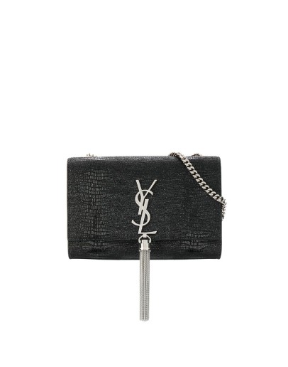 small Kate crocodile-effect glitter bag