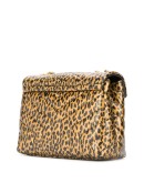 leopard print shoulder bag