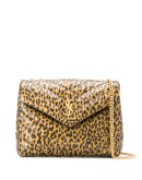 leopard print shoulder bag