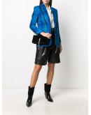 crushed velvet folder bag