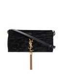 crushed velvet folder bag