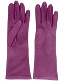 logo-debossed 5-finger gloves