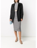 ribbed pencil skirt