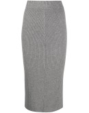 ribbed pencil skirt