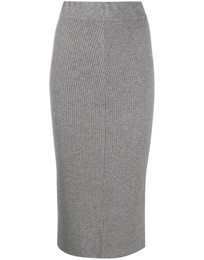 ribbed pencil skirt