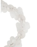 beaded hoop earring
