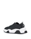 monochrome leather low-top sneakers