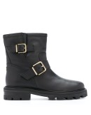Youth buckle ankle boots