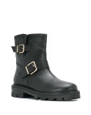 Youth buckle ankle boots