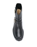 Youth buckle ankle boots