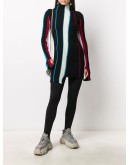 mock neck ribbed sweater
