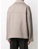 zipped loose-fit sweatshirt