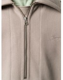 zipped loose-fit sweatshirt