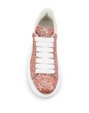Oversized glitter-embellished sneakers