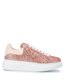 Oversized glitter-embellished sneakers