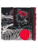 Love Heart Skeleton winter scarf
