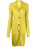 long-sleeve ribbed-knit shirt