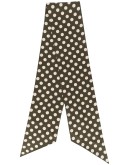 polka dot silk scarf
