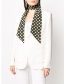 polka dot silk scarf