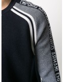 logo pattern crew-neck pullover
