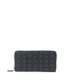 Visetos logo-print zip wallet