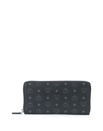 Visetos logo-print zip wallet