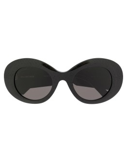 oversized round-frame sunglasses