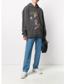 distressed graphic hoodie