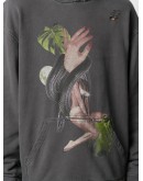distressed graphic hoodie