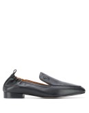 logo-plaque loafers