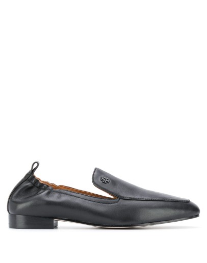 logo-plaque loafers