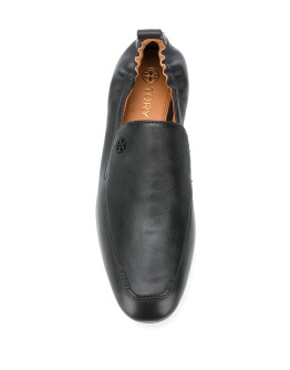 logo-plaque loafers