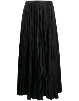 long-length pleat skirt