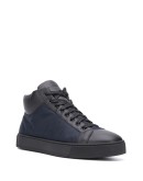 colour-block high-top sneakers