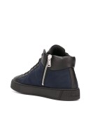 colour-block high-top sneakers