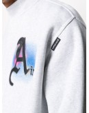 'Air'-patch mock-neck sweatshirt
