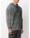 acid-wash cotton hoodie