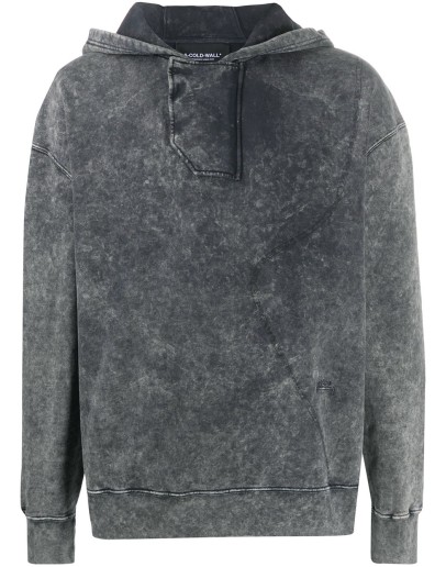 acid-wash cotton hoodie